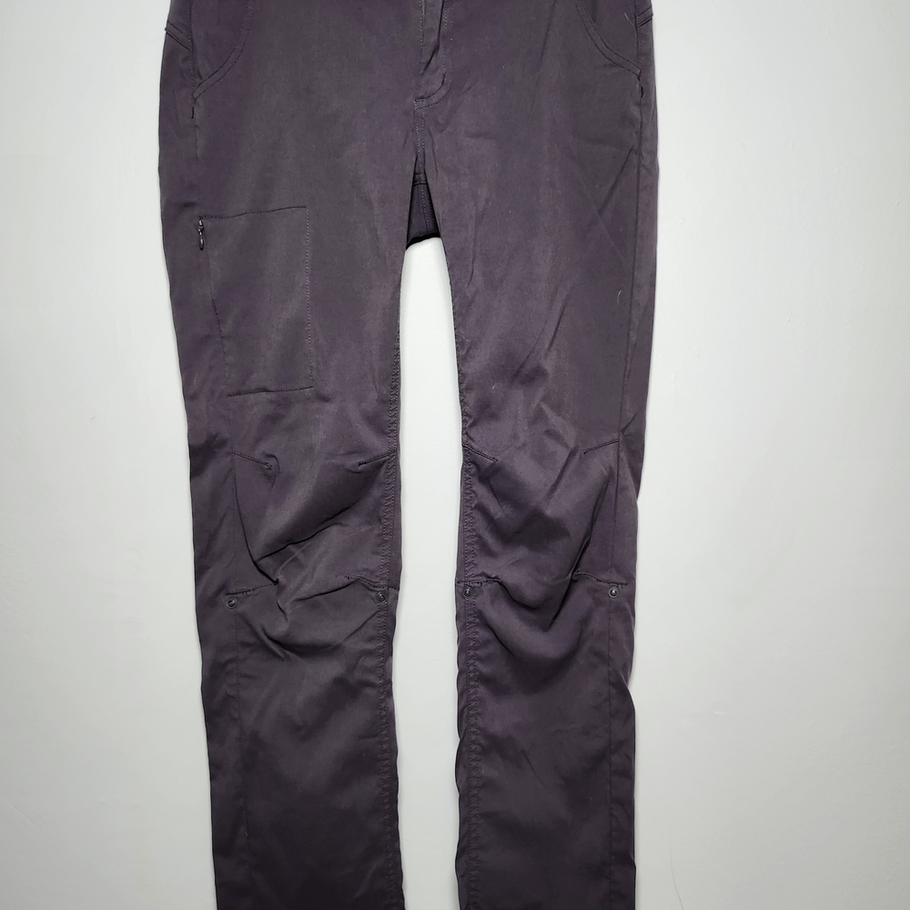 PRana Women’s Gray Hiking Pants Size 10 Cargo Utility Outdoor